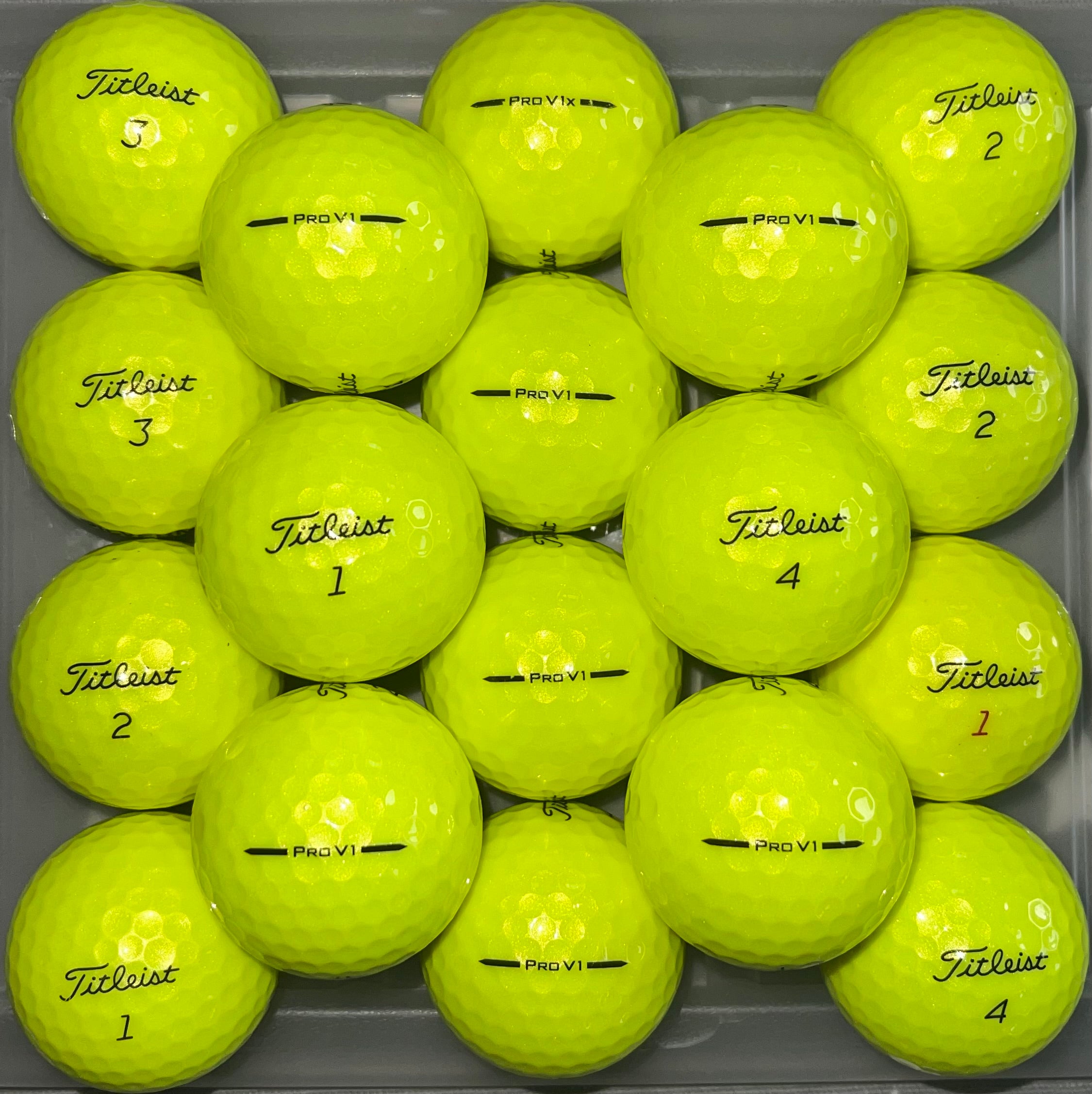 Titleist Pro V1/V1x Yellow – Happy Golf Balls