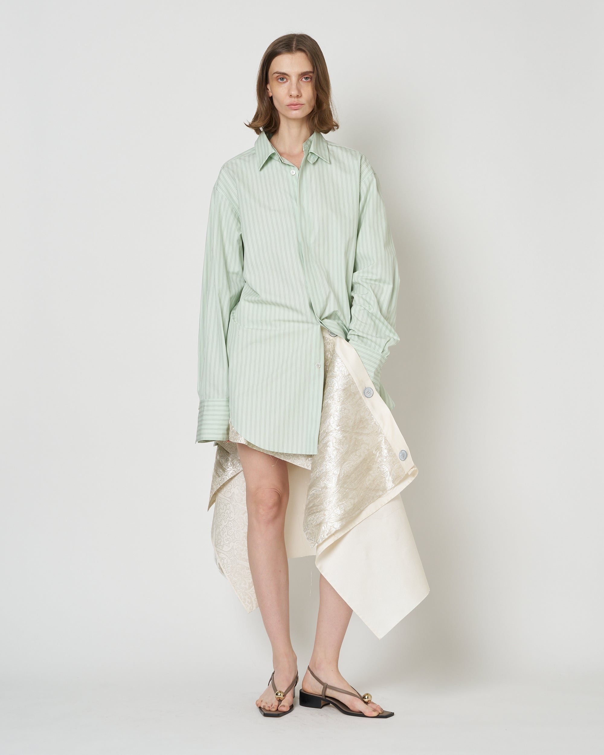 JASLYN - OVERSIZED COTTON POPLIN SHIRT – HARUNOBUMURATA