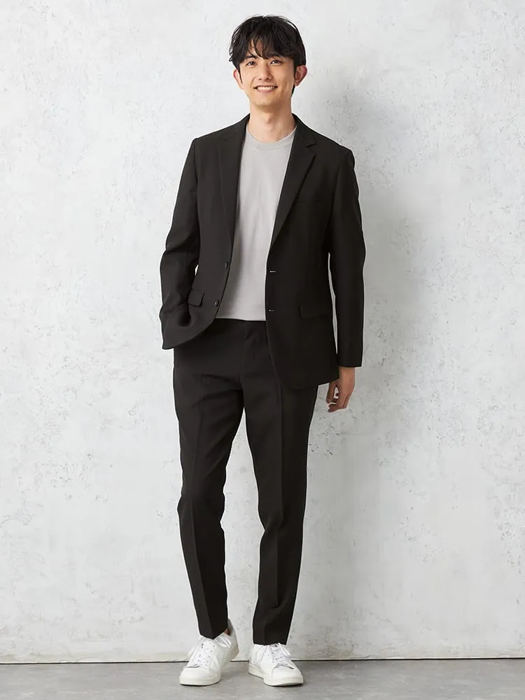 ブラウン 【即納】【WEB限定】セットアップスーツ 上下セット