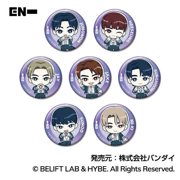ハセ・プロ｜ENHYPEN CANバッジ