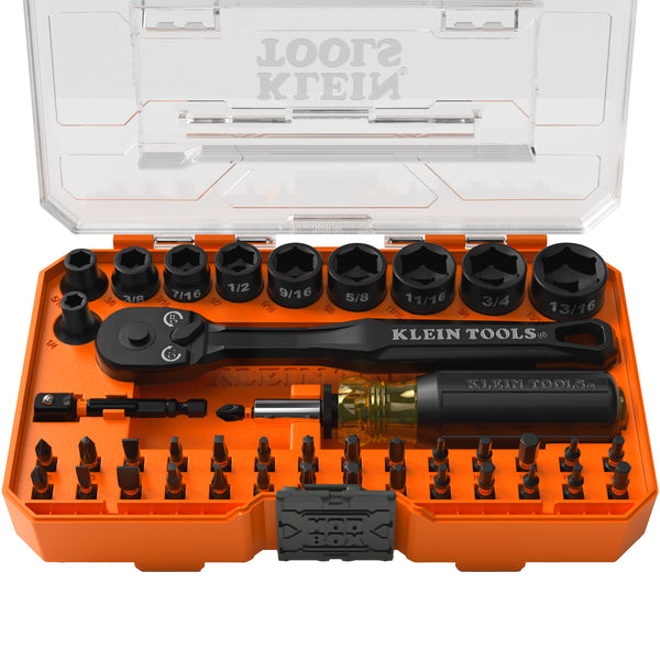 Klein Tools 33806 ProFlex Impact Driver Bit and Socket Set, SAE