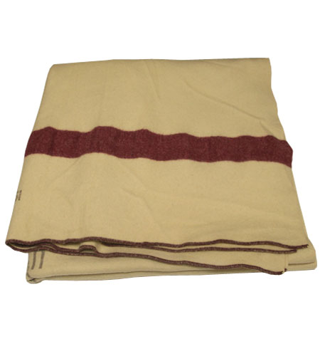 新品] デッドストック アメリカ軍 ウールブランケット ： za-437