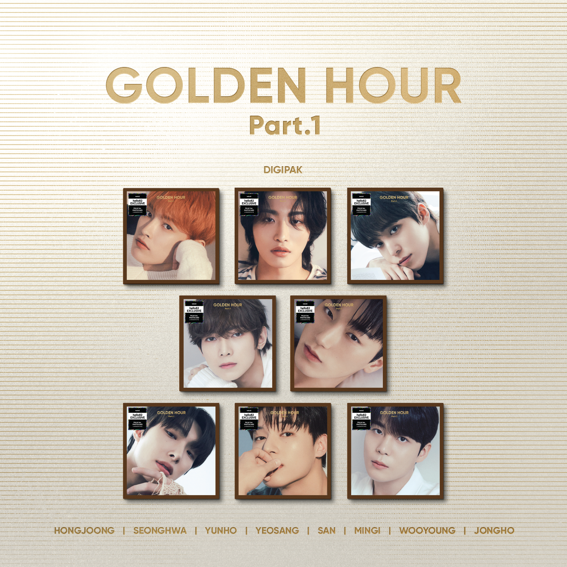 US] ATEEZ - GOLDEN HOUR : Part.1 – hello82.shop