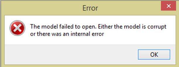 Error creating model directory. Model could not be created or