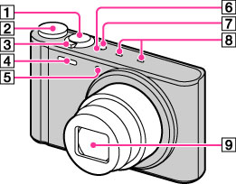 DSC-WX300 | Names of parts | Cyber-shot User Guide