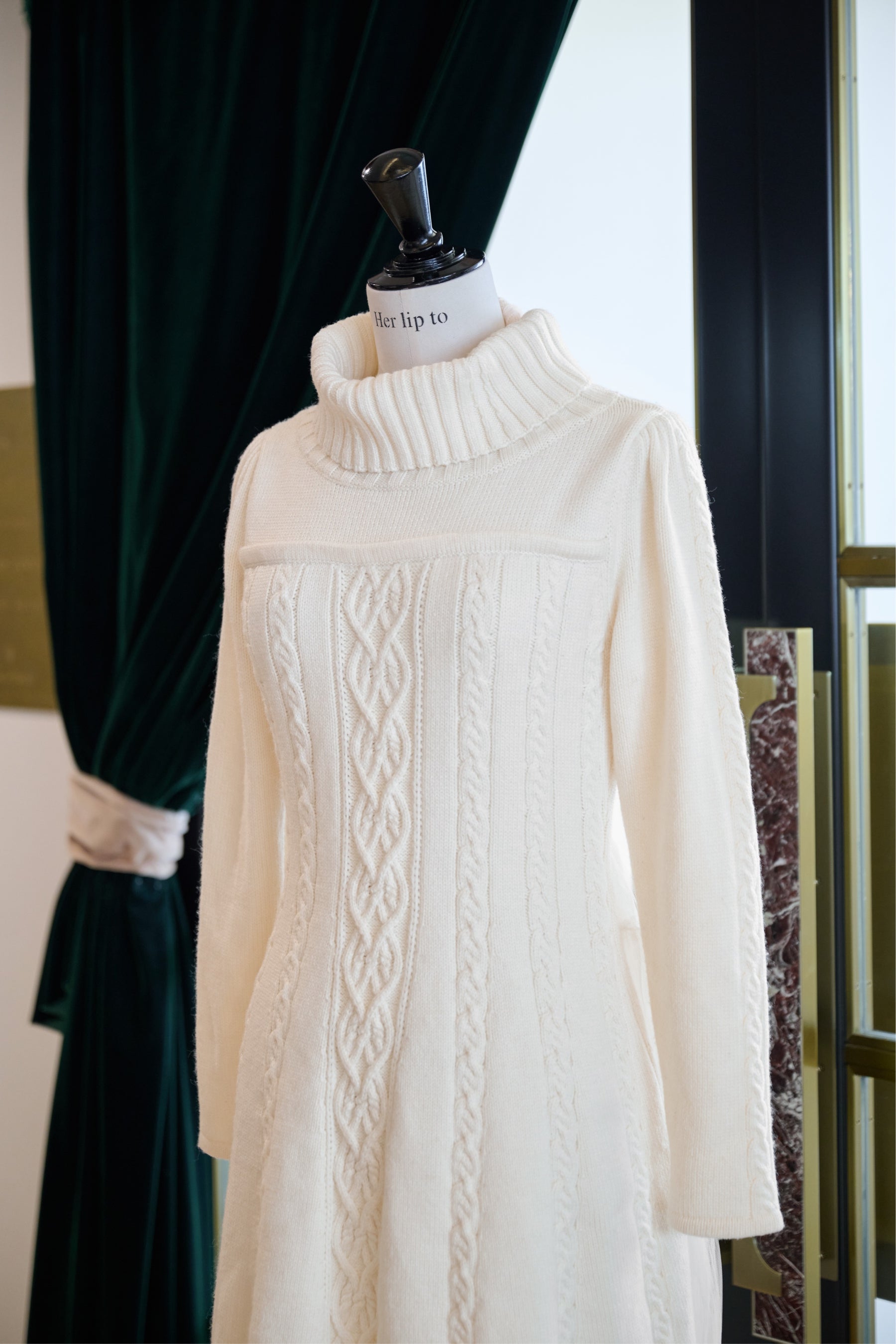 Clara Cable Knit Dress