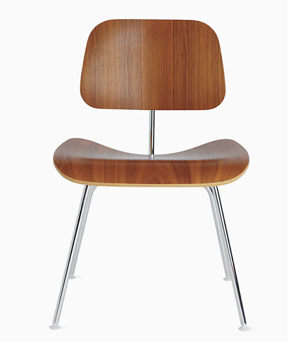 イームズプライウッドダイニングチェア - メタルレッグ | ハーマン
