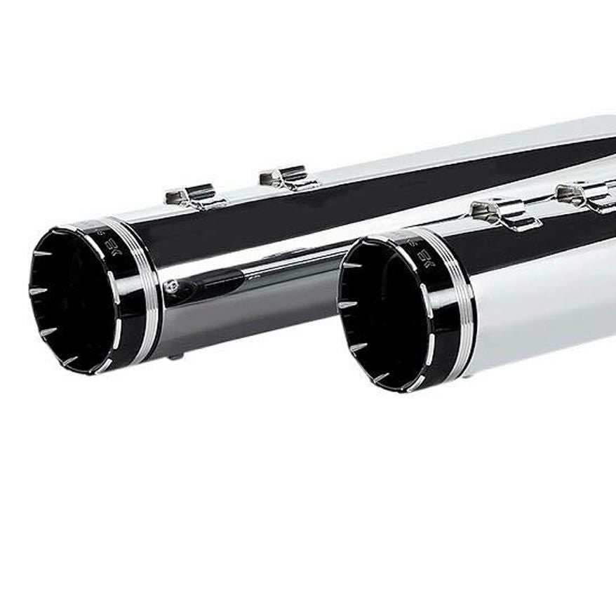 CFR M8ツーリング 4.5インチ スリップオンマフラー ダブルフルーテッド