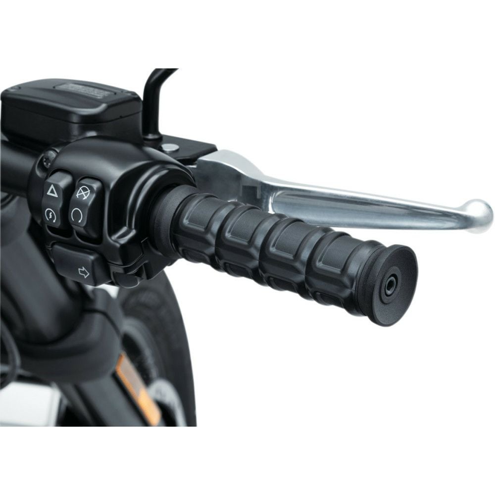 エアフロー・ヒーテッドハンドグリップ グロスブラック ケーブル