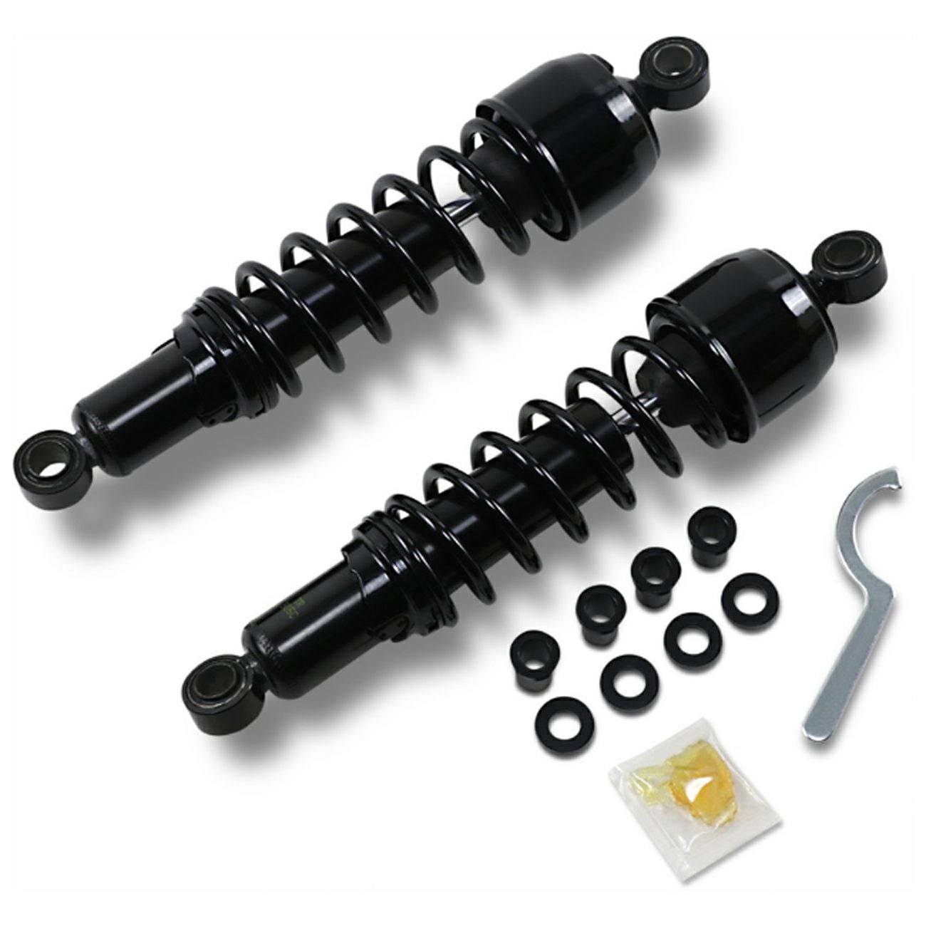 Drag Specialties リアサスペンション 13インチ (ブラック) 【1979