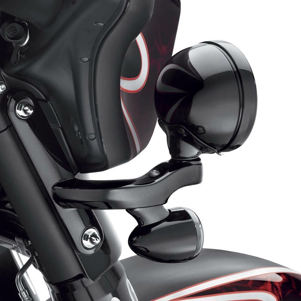 ハーレー、ツーリング用 補助ライト ブラケット＆ハウジング｜ハーレー