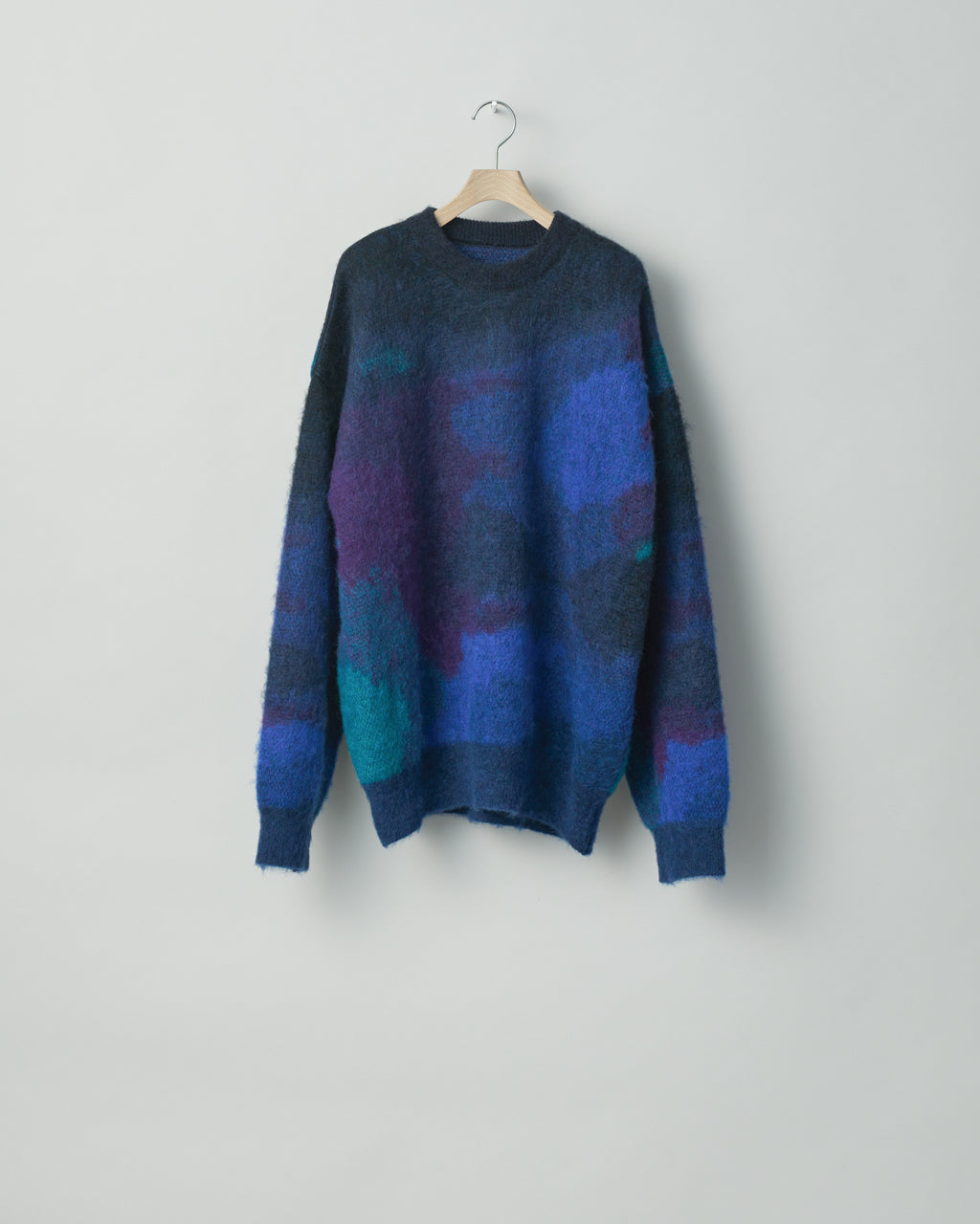 stein / シュタイン】OVERSIZED GRADATION MOHAIR LS - BLUE BLACK