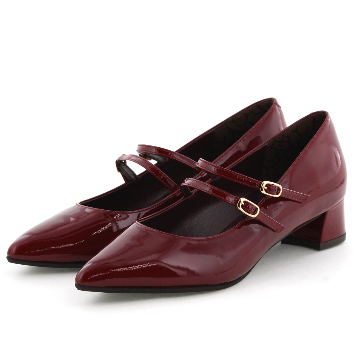 SALE】ダブルベルトメリージェーンパンプス/641314