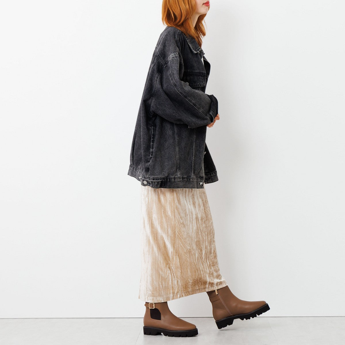 再値下げ】トラックソールサイドゴアベルトブーツ/651406