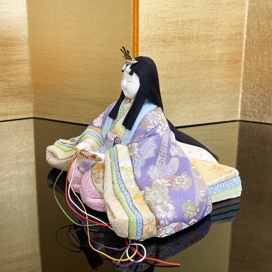 木目込｜真多呂作 彩美雛｜45cm｜ 有名作家 古今人形｜今どきの
