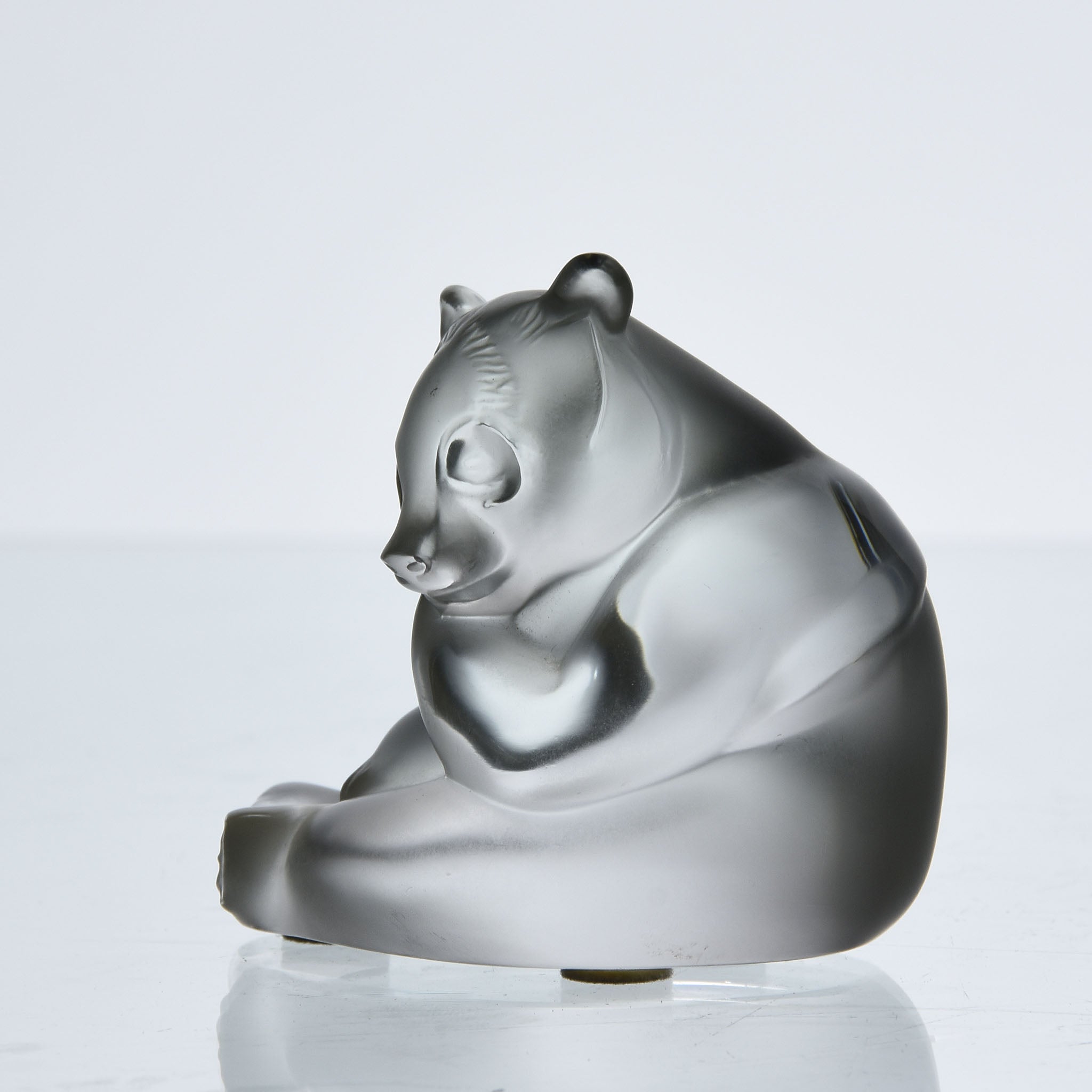 Lalique Glass Panda - Lalique Panda - Hickmet Fine Arts