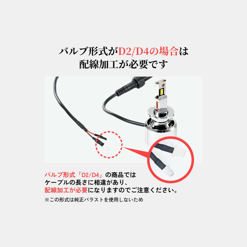 HID屋 H4 Hi/Lo LED ヘッドライト Qシリーズプラチナ 68400cd(カンデラ