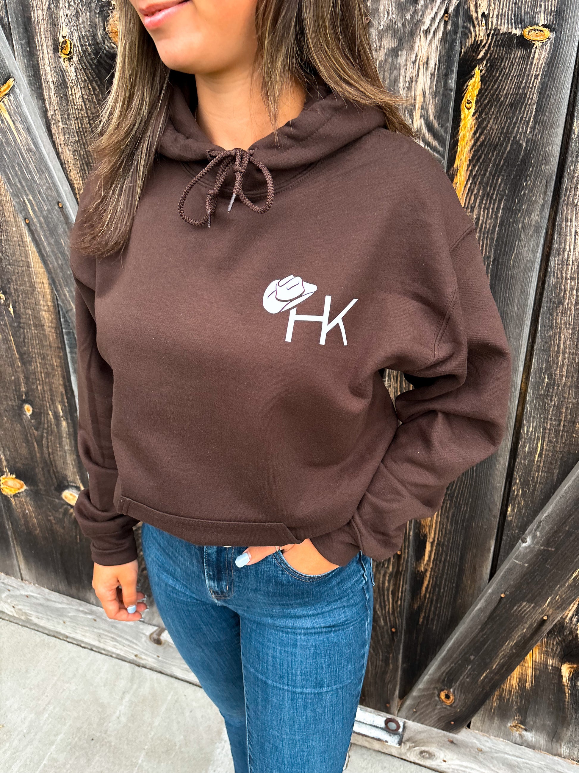 Outrider Hoodie – Chocolate Brown Western Hoodie | Hides & Kinds