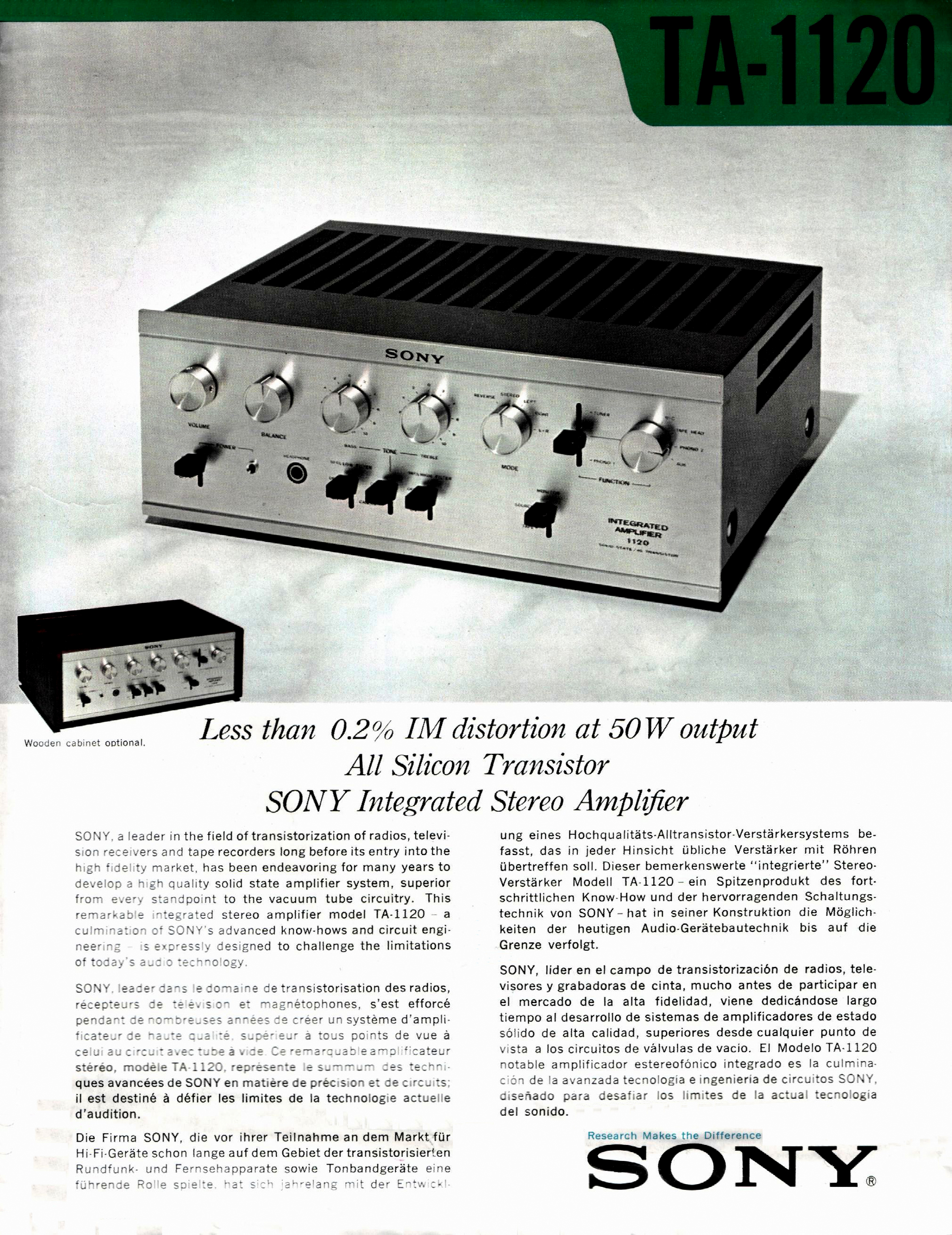 Sony TA-1120 | hifi-wiki.com