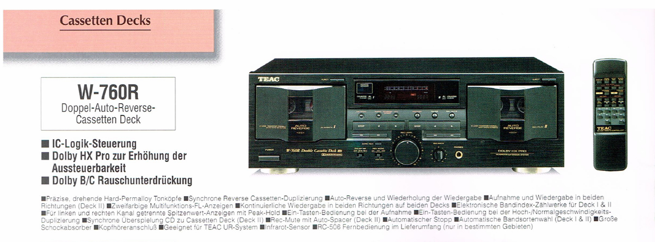 Teac W-760 R | hifi-wiki.com
