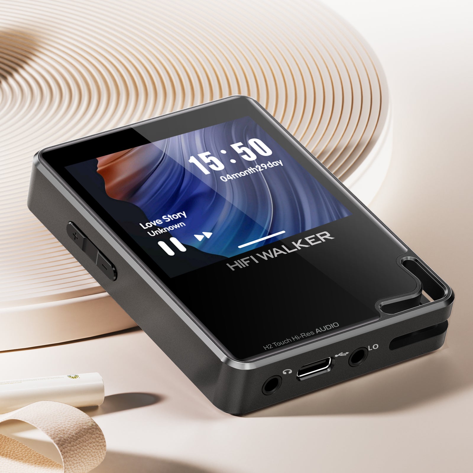 HiFi Walker H2 Touch – Touchscreen Hi-Fi MP3 Player for Lossless