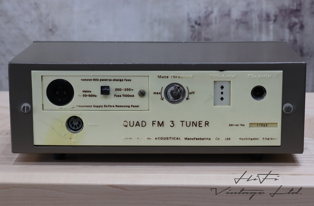QUAD FM3 FM Radio Tuner - HiFi Vintage