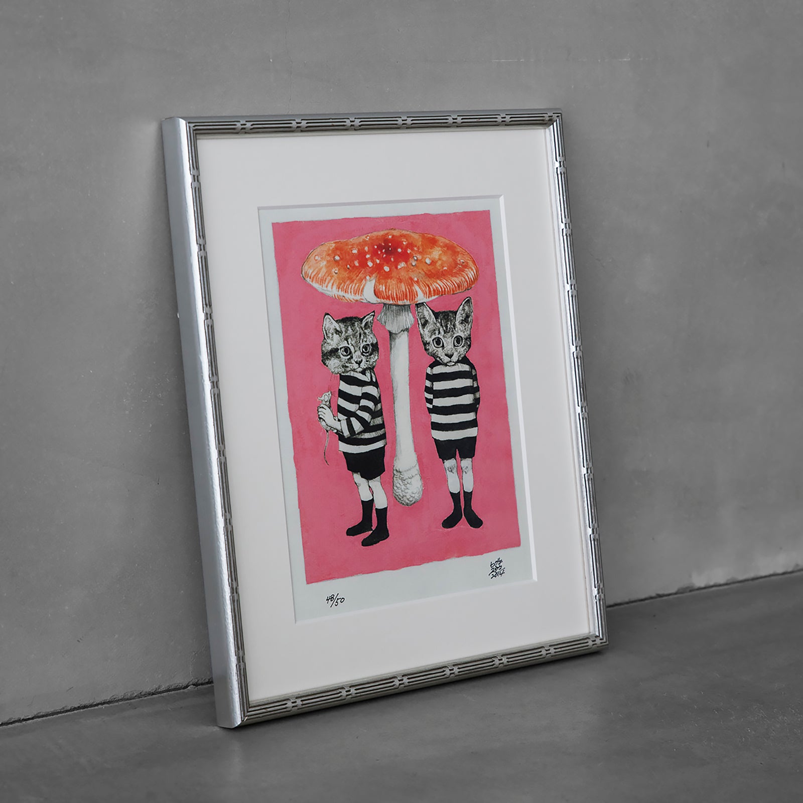 額装】複製画 猫2匹 – ボリス雑貨店