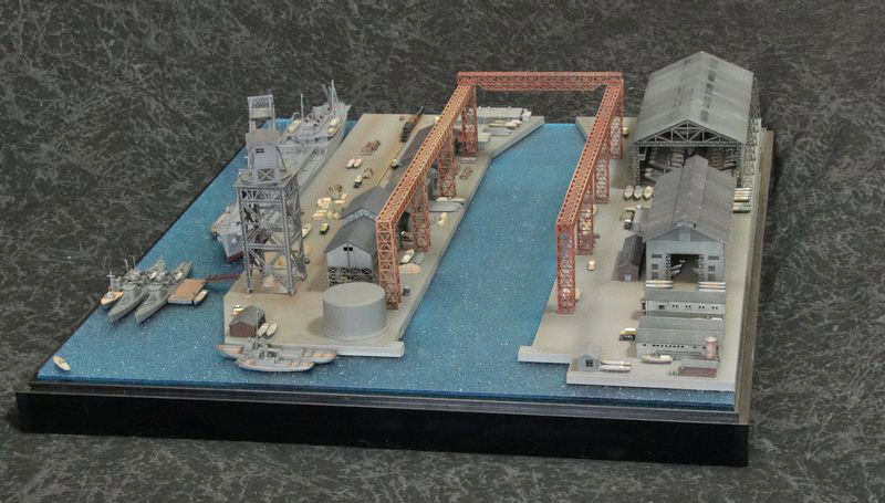 ショップ入荷情報】1/700日本海軍 軍港ジオラマ完成品 – 艦船模型製作