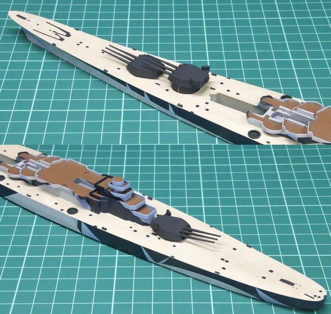 1/700重巡洋艦スターリングラード その13 甲板物品取り付け – 艦船模型