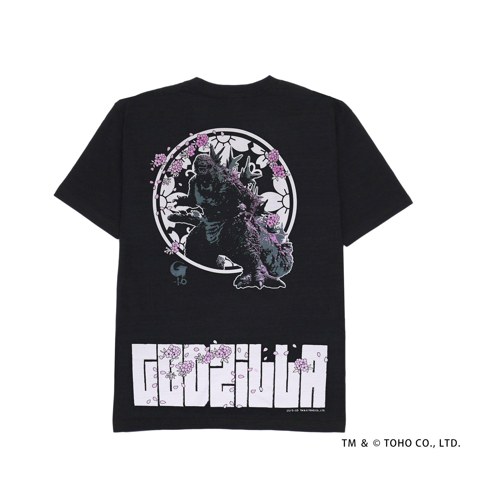ゴジラ 火消魂 桜UV T-Shirts | Godzilla HiKESHi SPiRiT Sakura UV