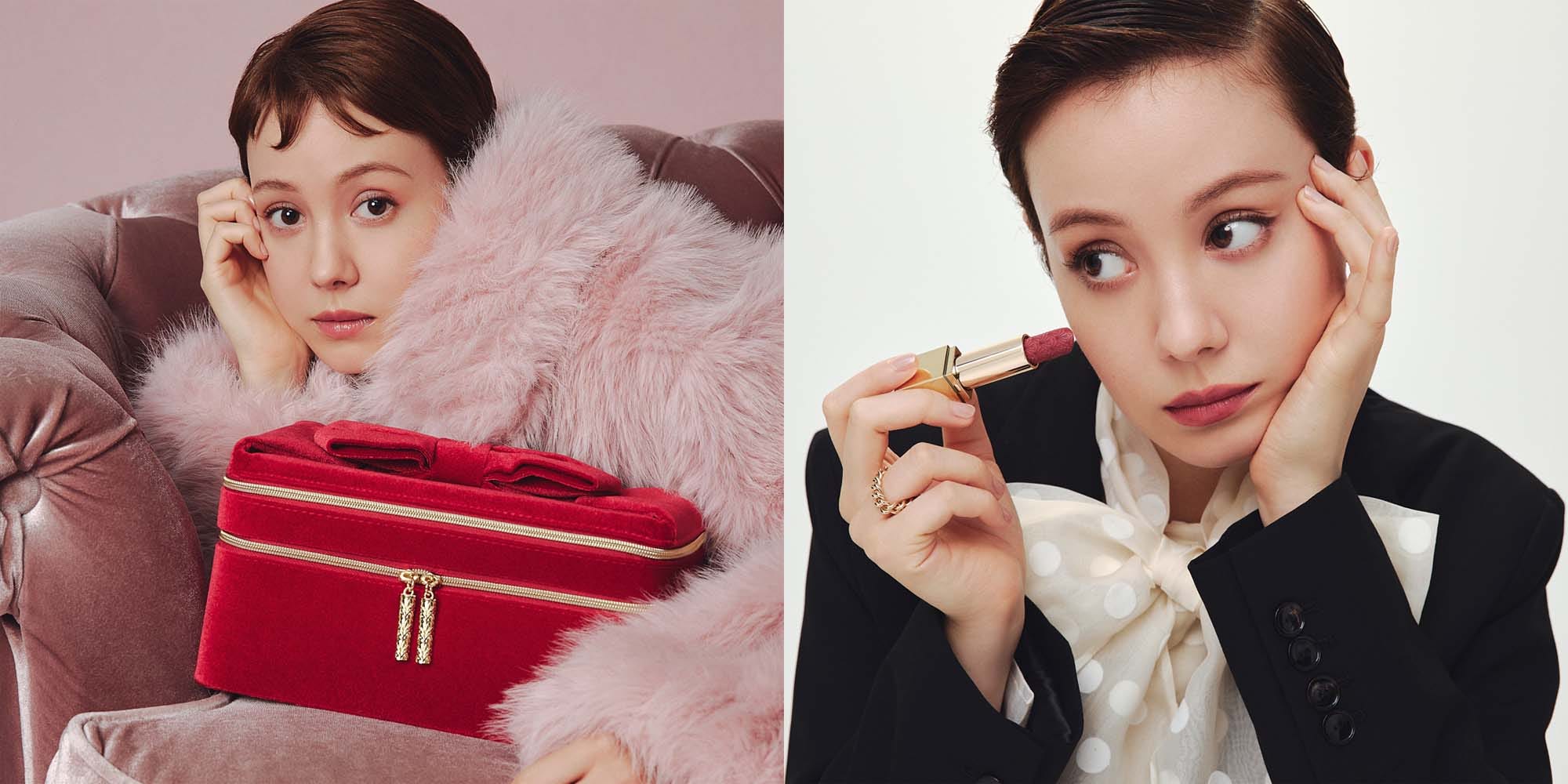 トリンドル玲奈が纏う「エスティ ローダー」のホリデー。幸せの魔法