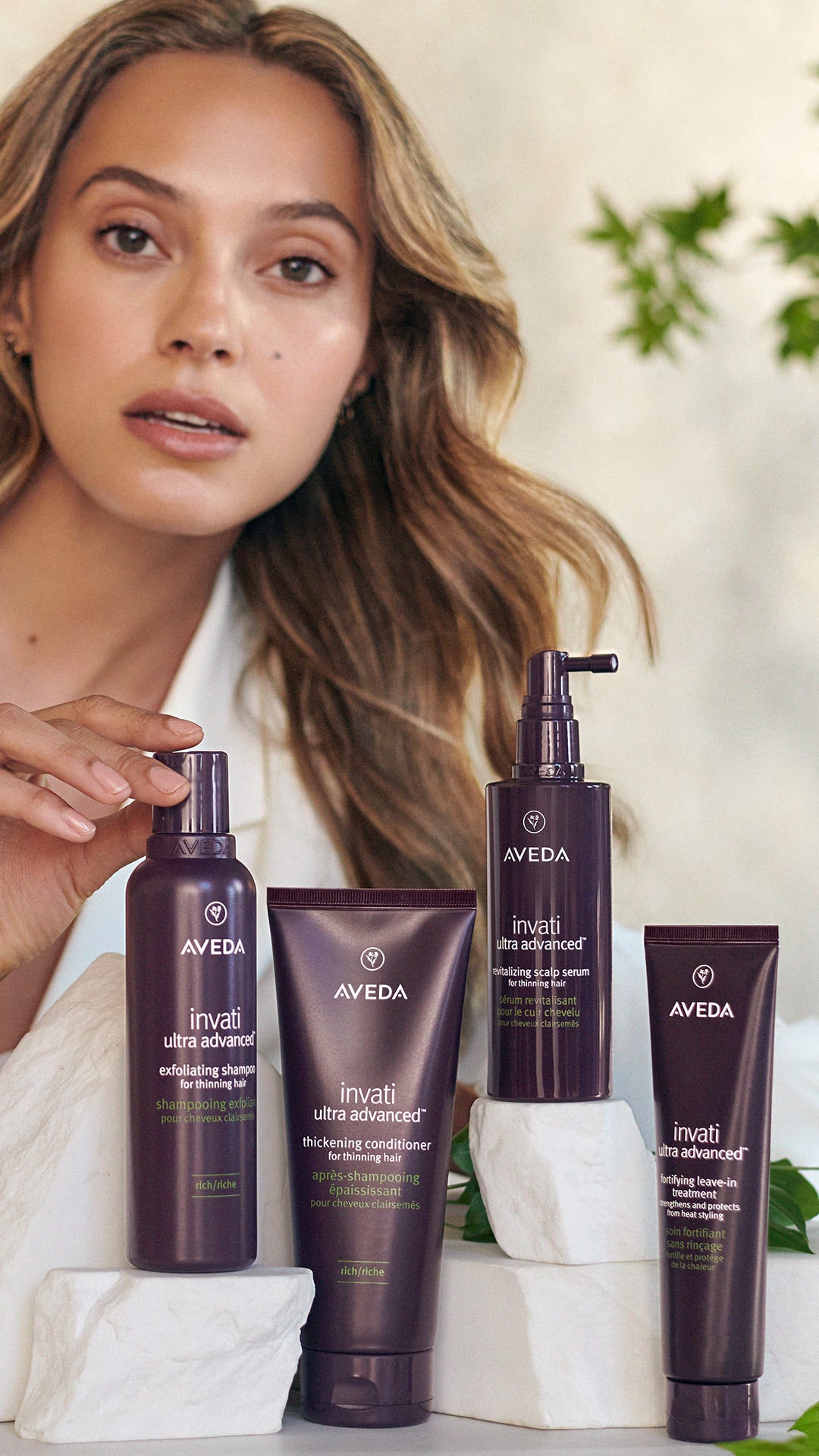 Inside Aveda's Invati Ultra Advanced Hair Growth Line