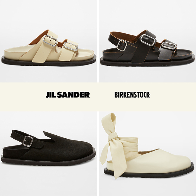 On our radar: Jil Sander / Birkenstock sandal collaboration - H is