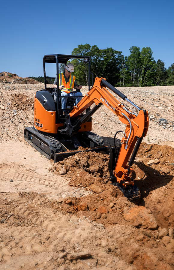 ZX26U-5N Compact Excavators - Hitachi Construction Machinery Americas