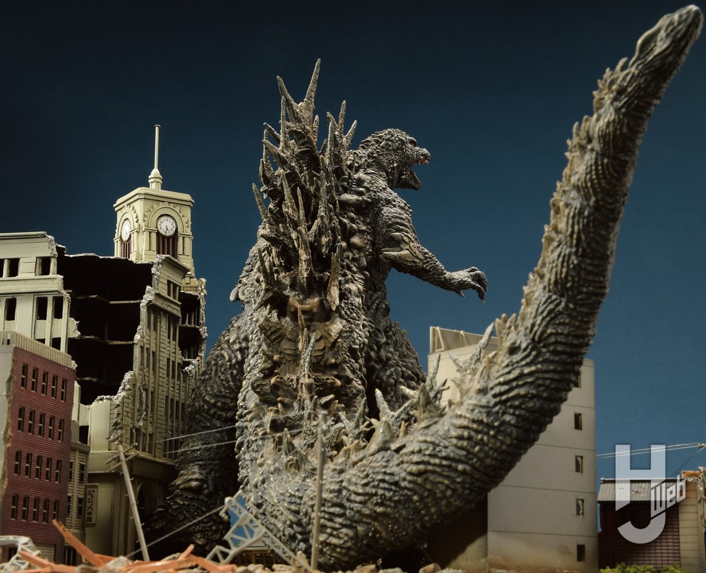 ゴジラ-1.0 ディオラマ】一番くじの「ゴジラ（2023）」で劇中のシーン