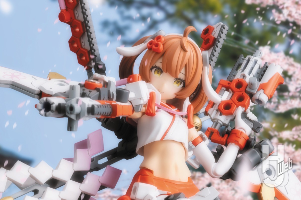 BUSTER DOLL ガンナー」を“和風巫女”スタイルに大改造！【メガミ