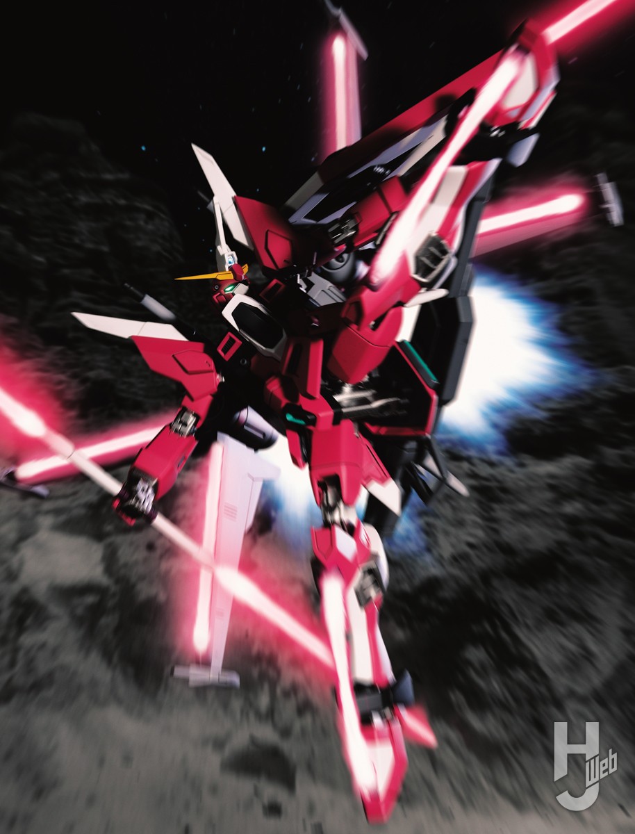 HG インフィニットジャスティスガンダム弐式」製作！関節部に手を加え