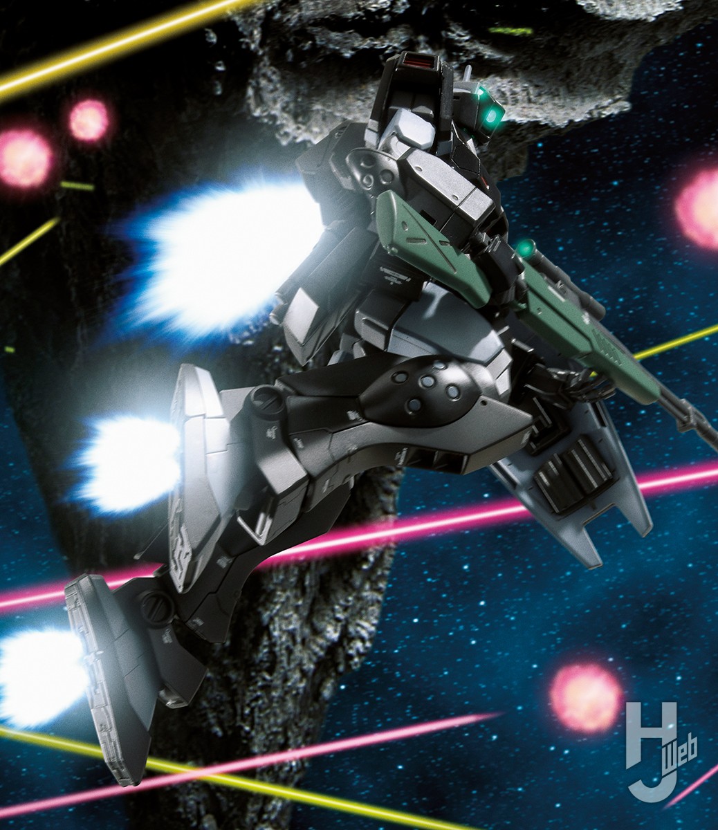 プレバン「HG ジム・スナイパーII（リド・ウォルフ機）」をディテール