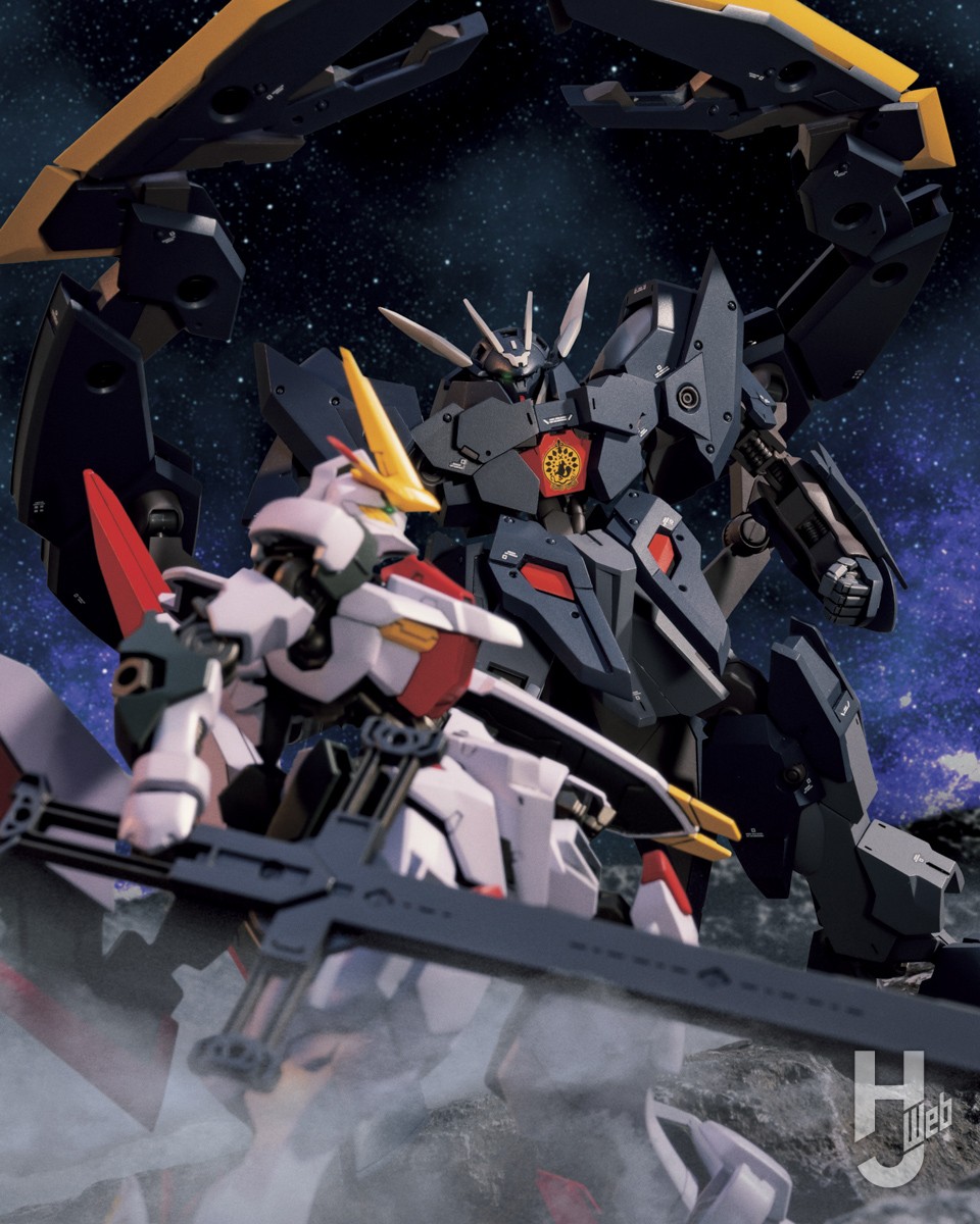 ASW-G-61 ガンダム・ザガン」をスクラッチ製作。独特なシルエットを