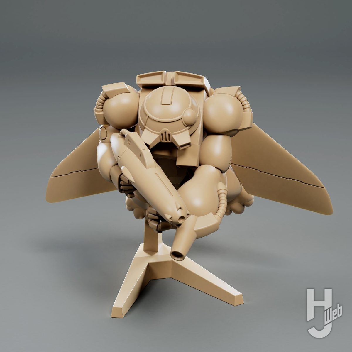 究極造形で楽しむラウンドバーニアンのプラモ。決めポーズを組み上げ