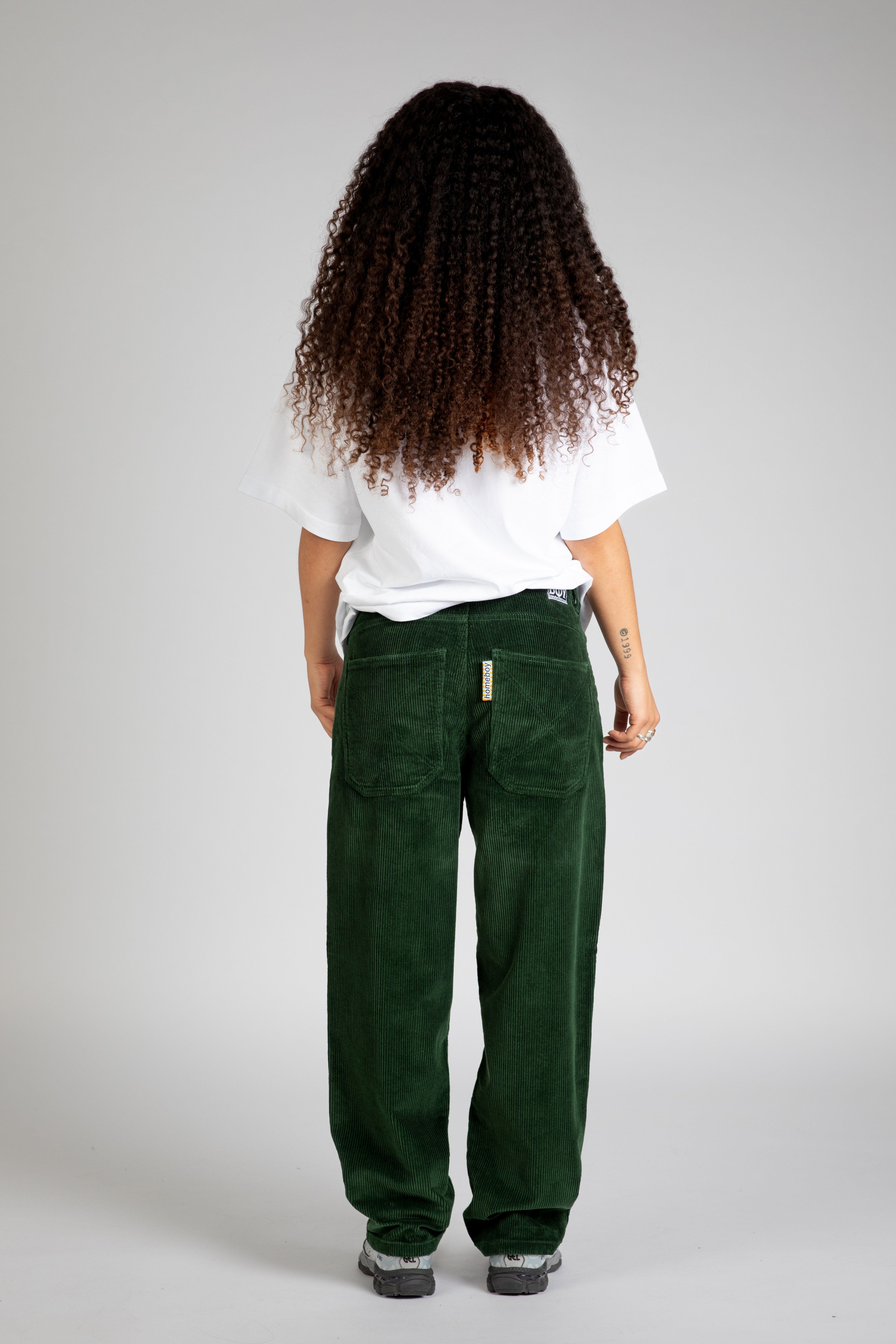 x-tra BAGGY CORD Pants FOREST GREEN – Homeboy