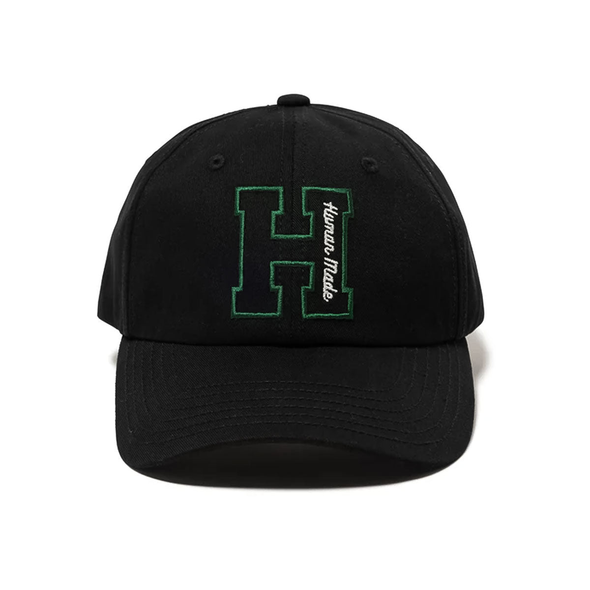 HUMAN MADE ヒューマンメイド 6PANEL TWILL CAP #2 BLACK 6パネル