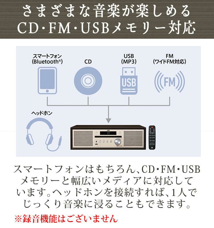 JVC(Victor) NX-W30 コンパクトコンポーネントシステム(CDコンポ