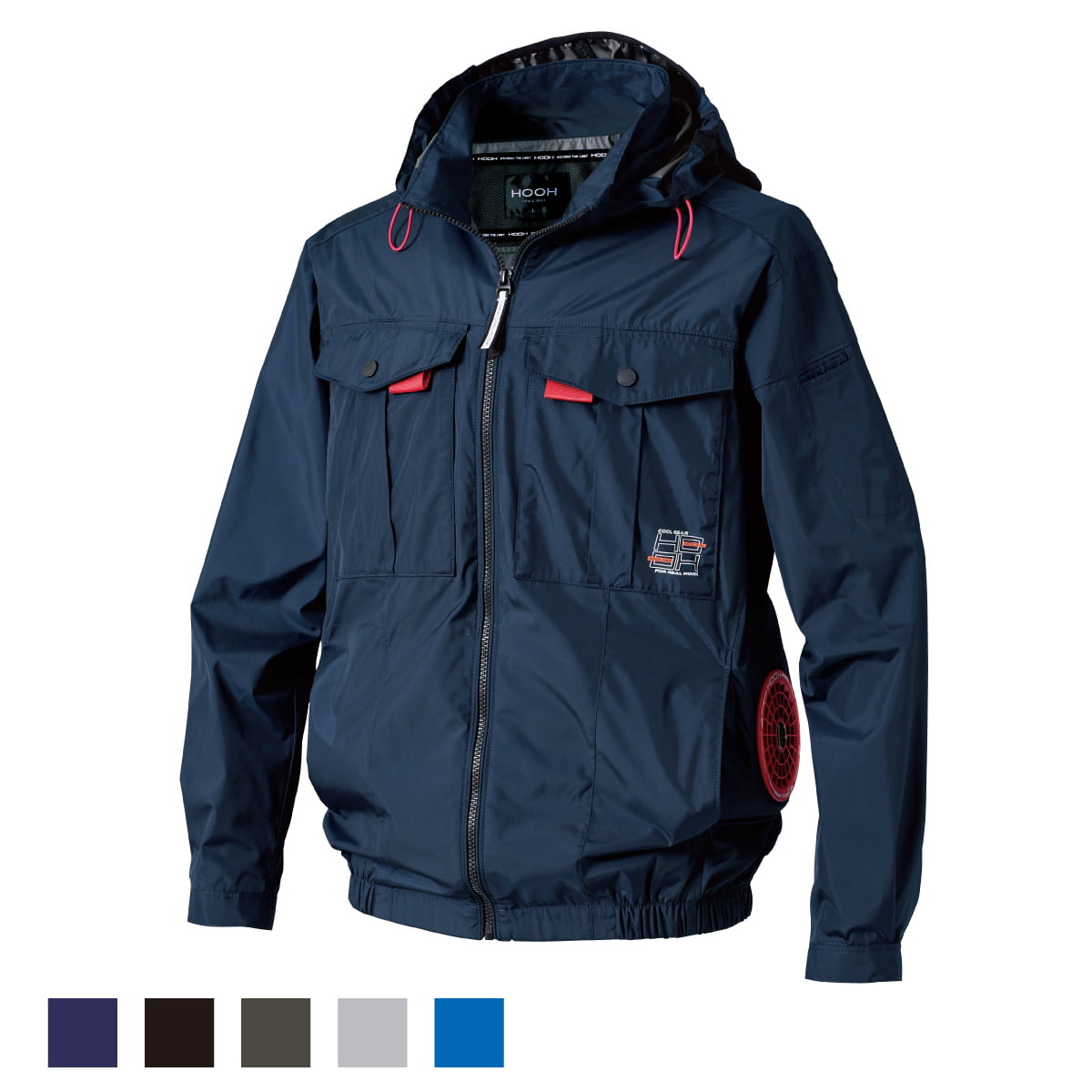 村上被服 製品情報 - HOOH VILEA 作業着と電動ファン付き快適ウェアの