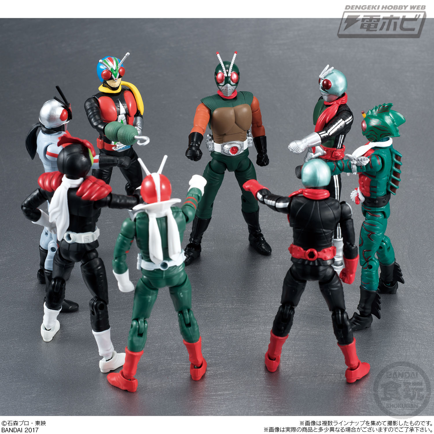 手のひらサイズで超絶可動！バンダイの食玩「SHODO仮面ライダーVS