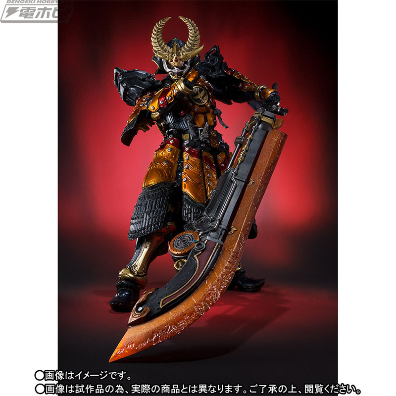 日本甲冑風にアレンジされた『仮面ライダー鎧武』S.I.C.カチドキ