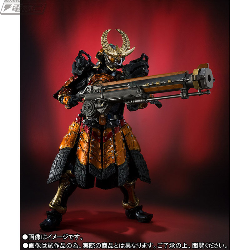 日本甲冑風にアレンジされた『仮面ライダー鎧武』S.I.C.カチドキ