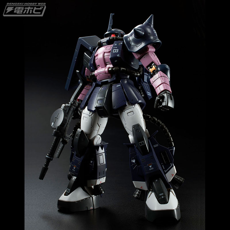 ガンプラ「RG 1/144 MS-06R-1A 黒い三連星専用ザクII」が登場！黒い