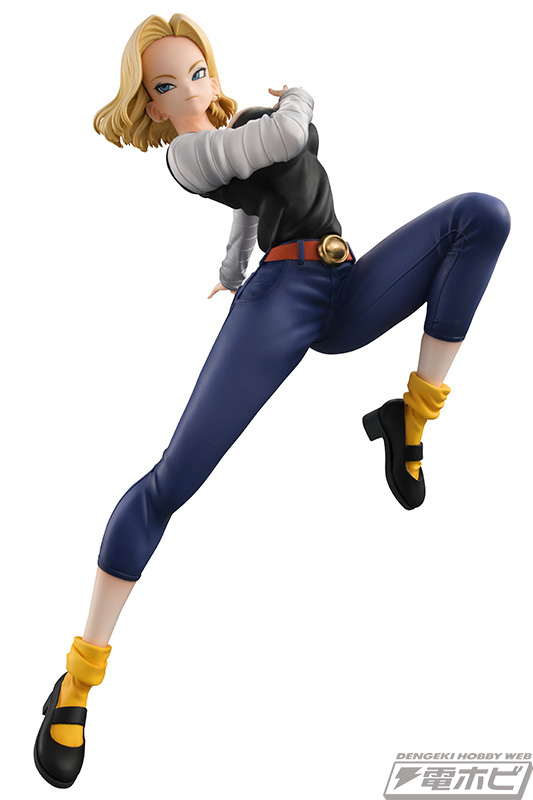 肉感豊かな足のラインがたまらない！『ドラゴンボール』人造人間18号が