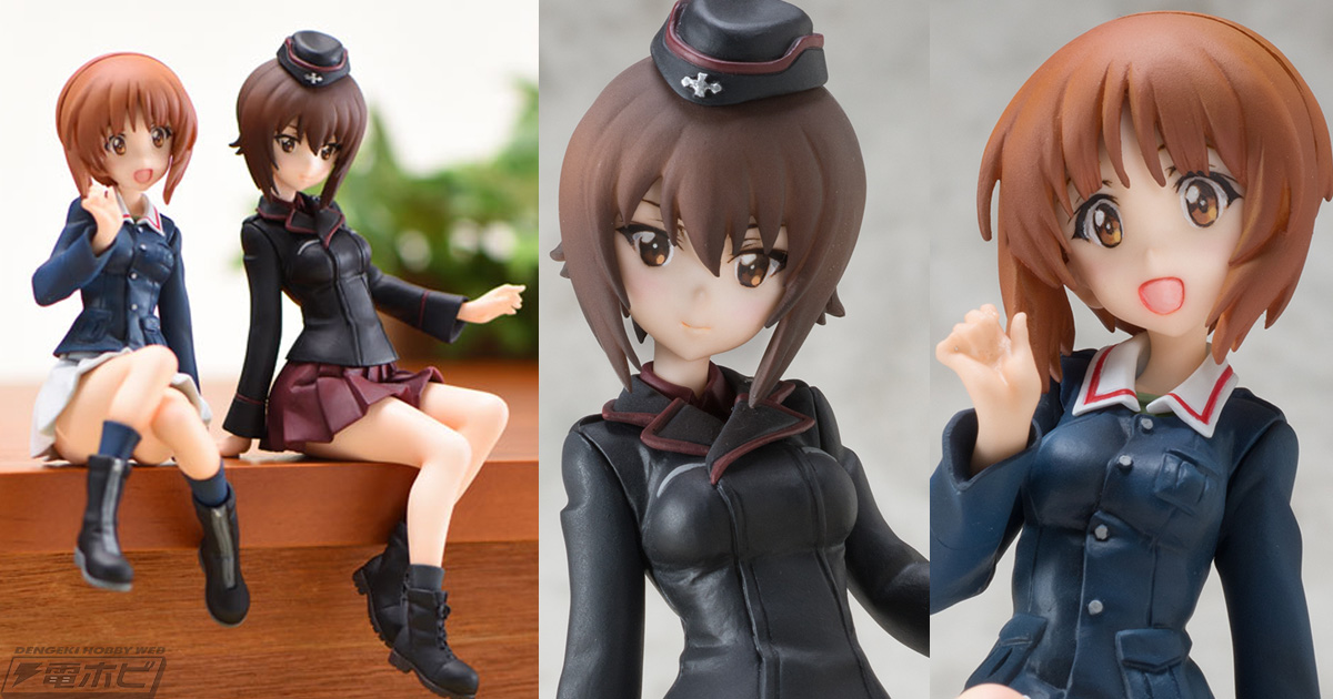 ちょこんと座った姿が愛らしい！『ガールズ＆パンツァー』西住まほ、西